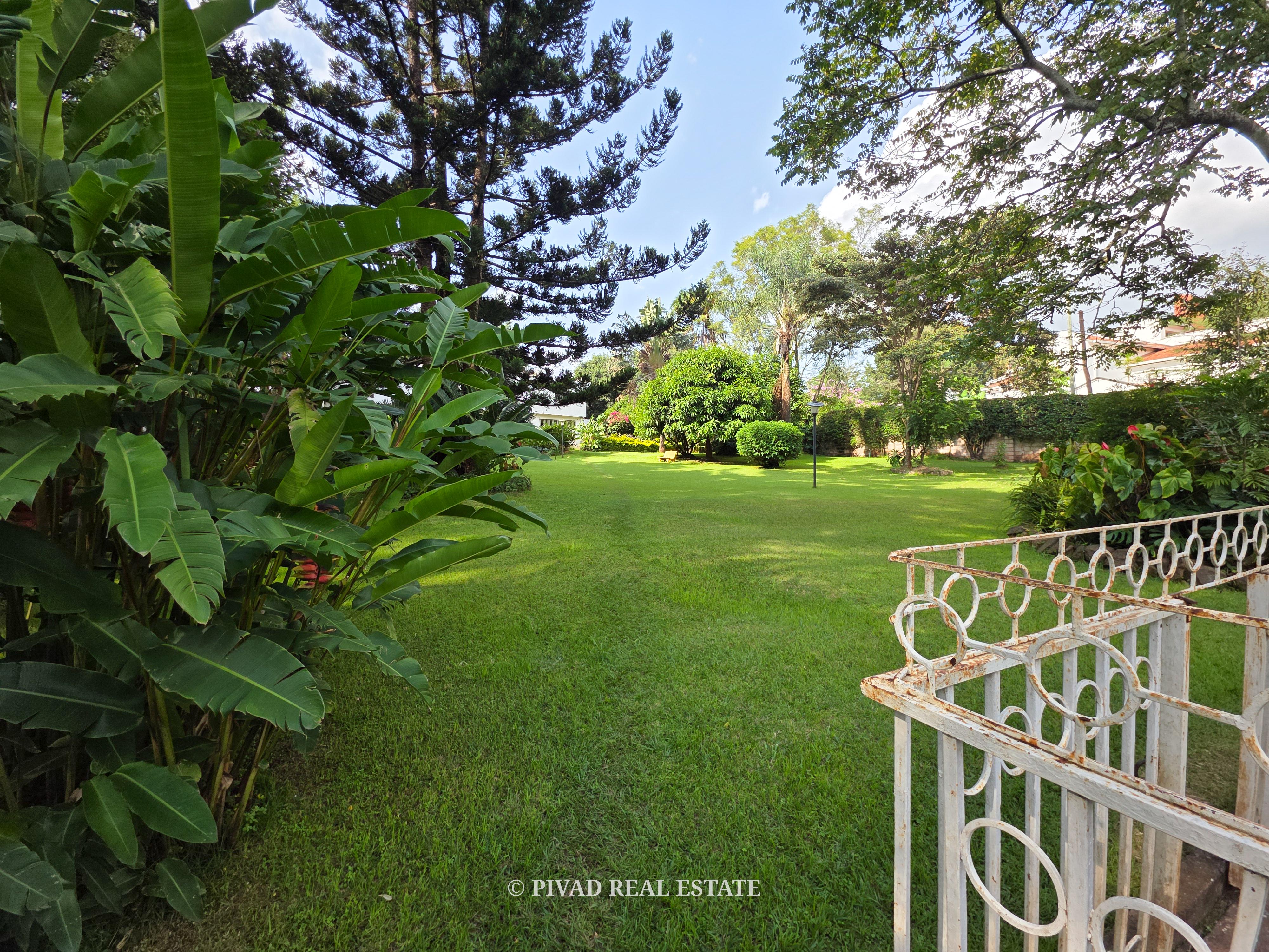 Expansive 1-Acre Freehold Land With an old house Available for Sale in Thigiri Estate