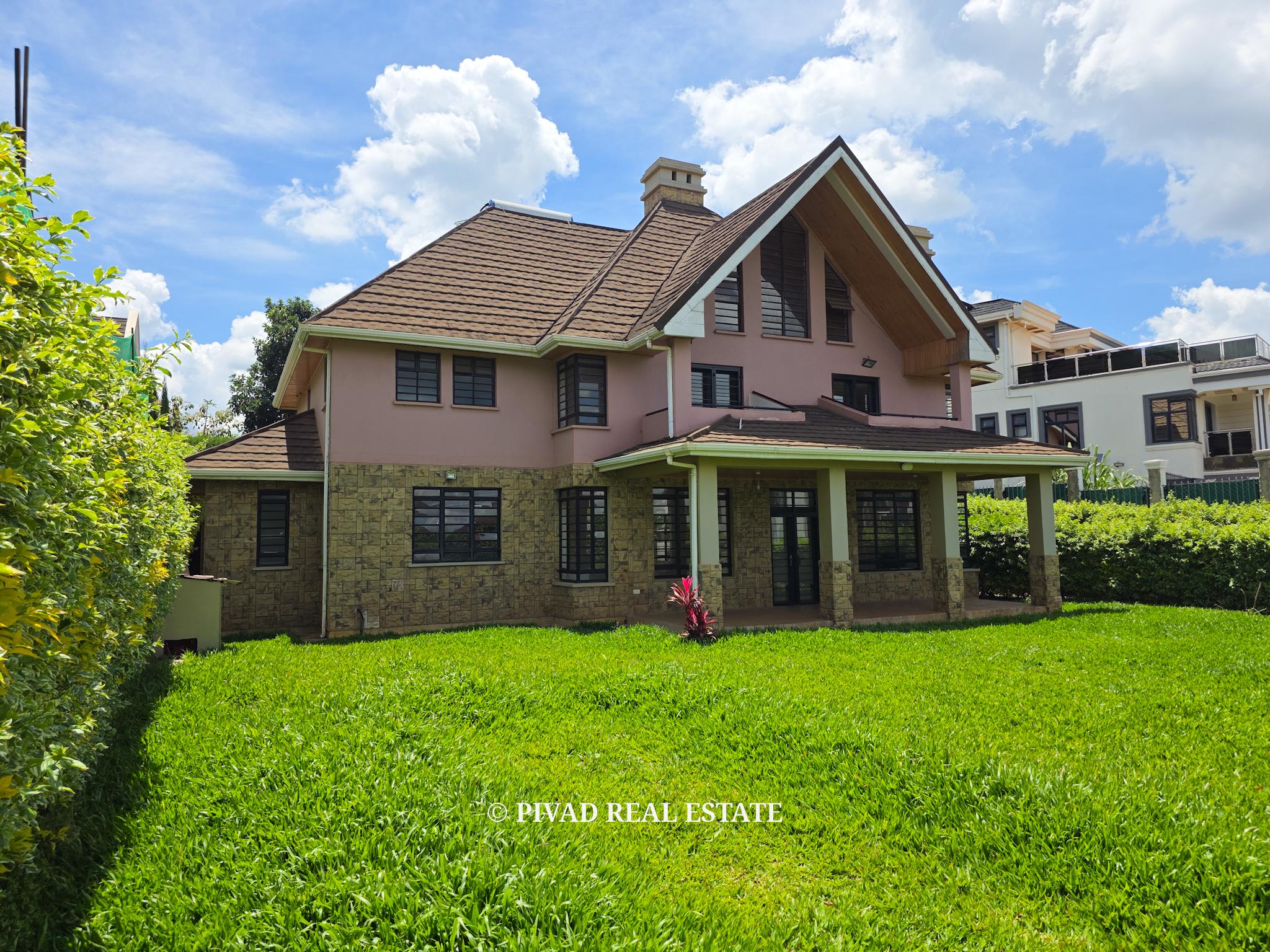 4 Bedroom House Available For Rent - New Runda, Off Kiambu Road