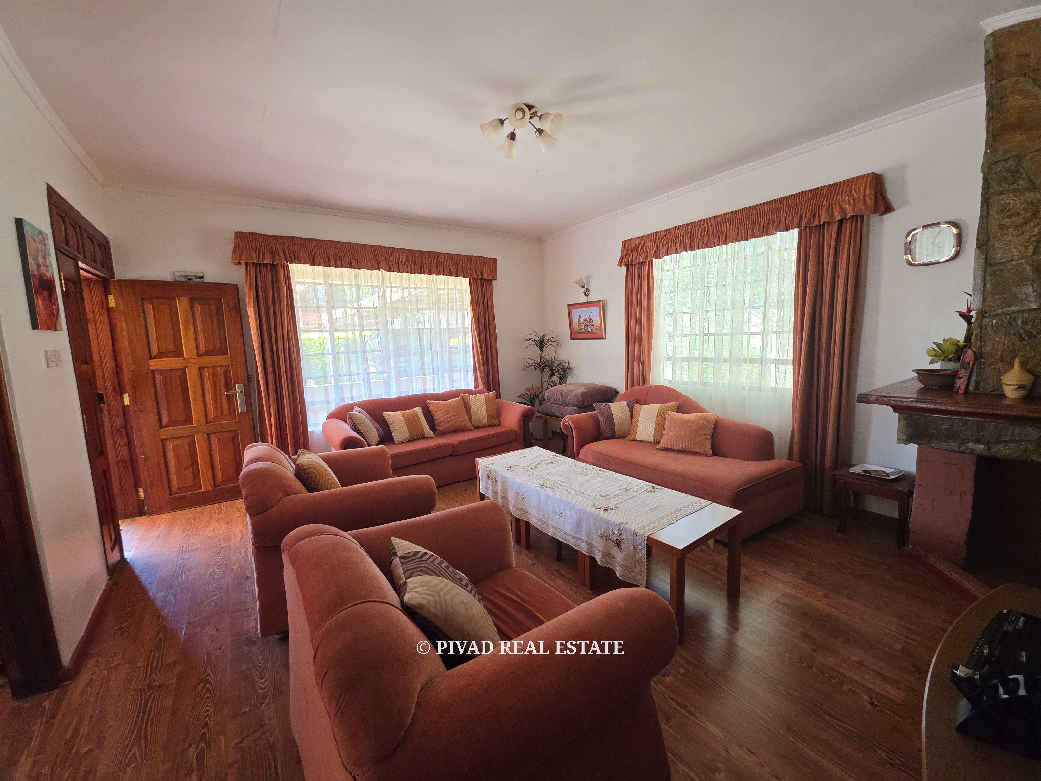 3 Bedroom fully furnished available for rent in Runda