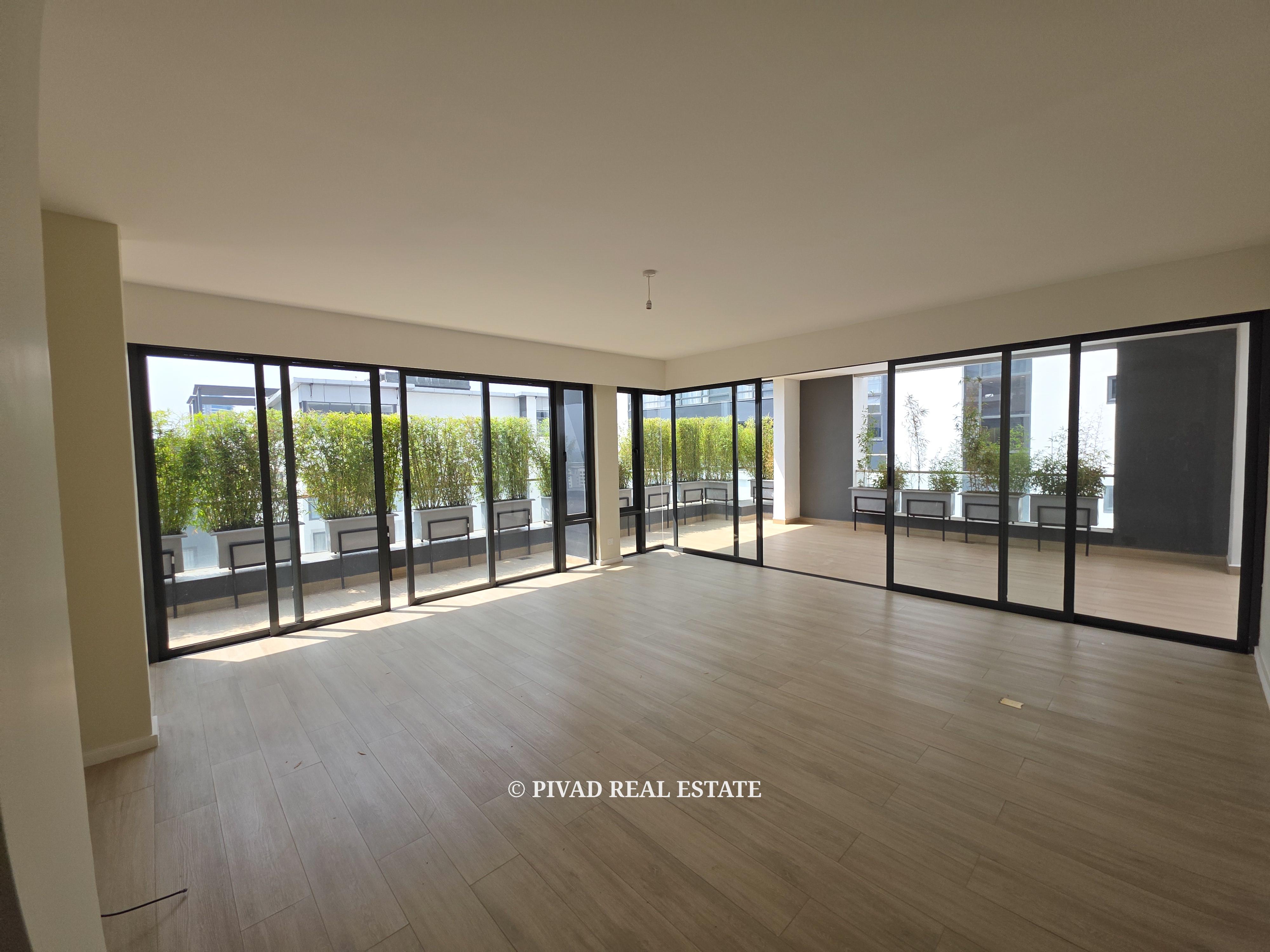 Modern and Luxurious 4 Bedroom Duplex Penthouse available for rent along Riverside Drive