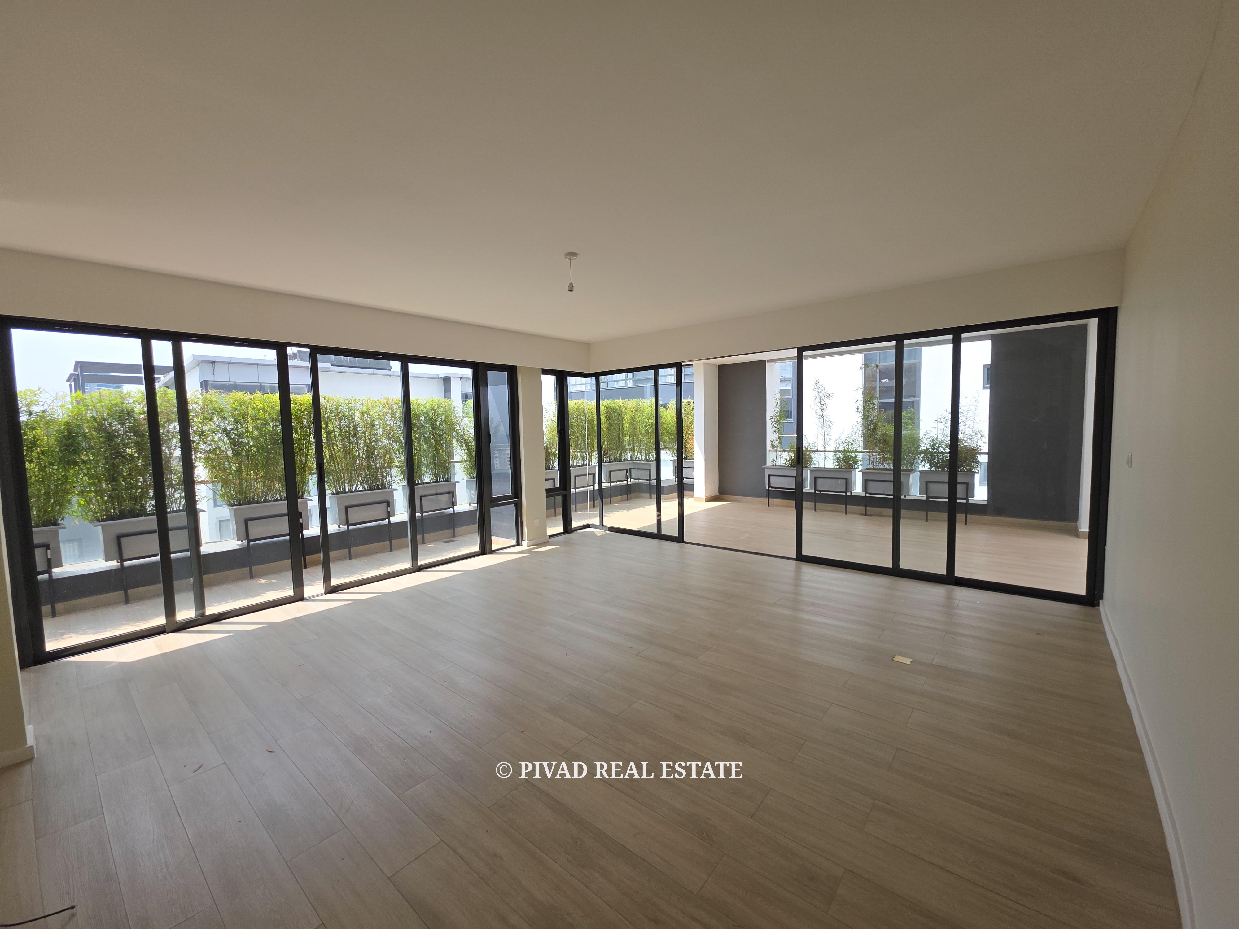 Modern and Luxurious 4 Bedroom Duplex Penthouse available for rent along Riverside Drive
