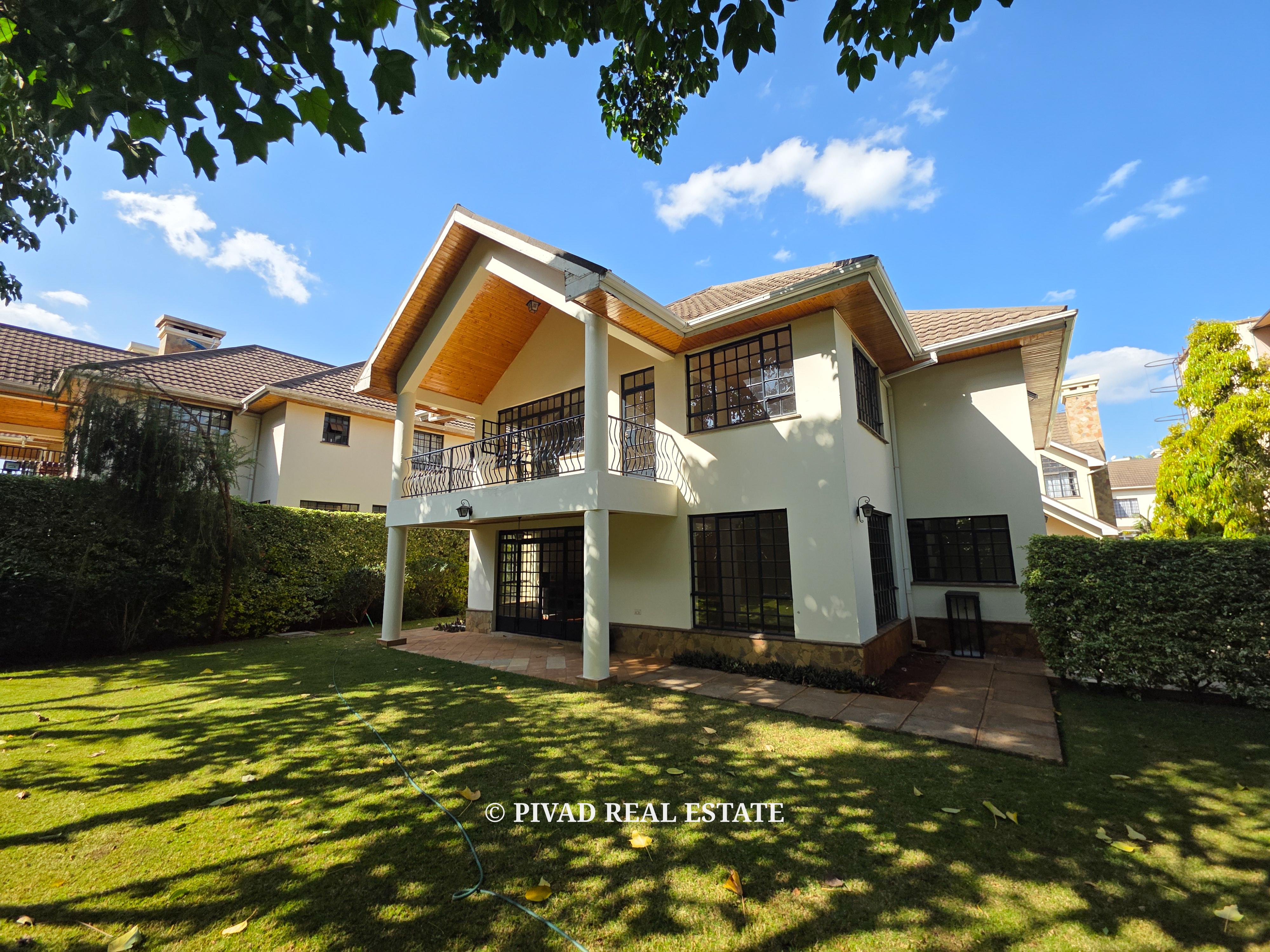 4 Bedroom House Available for Rent - Off Kiambu Road