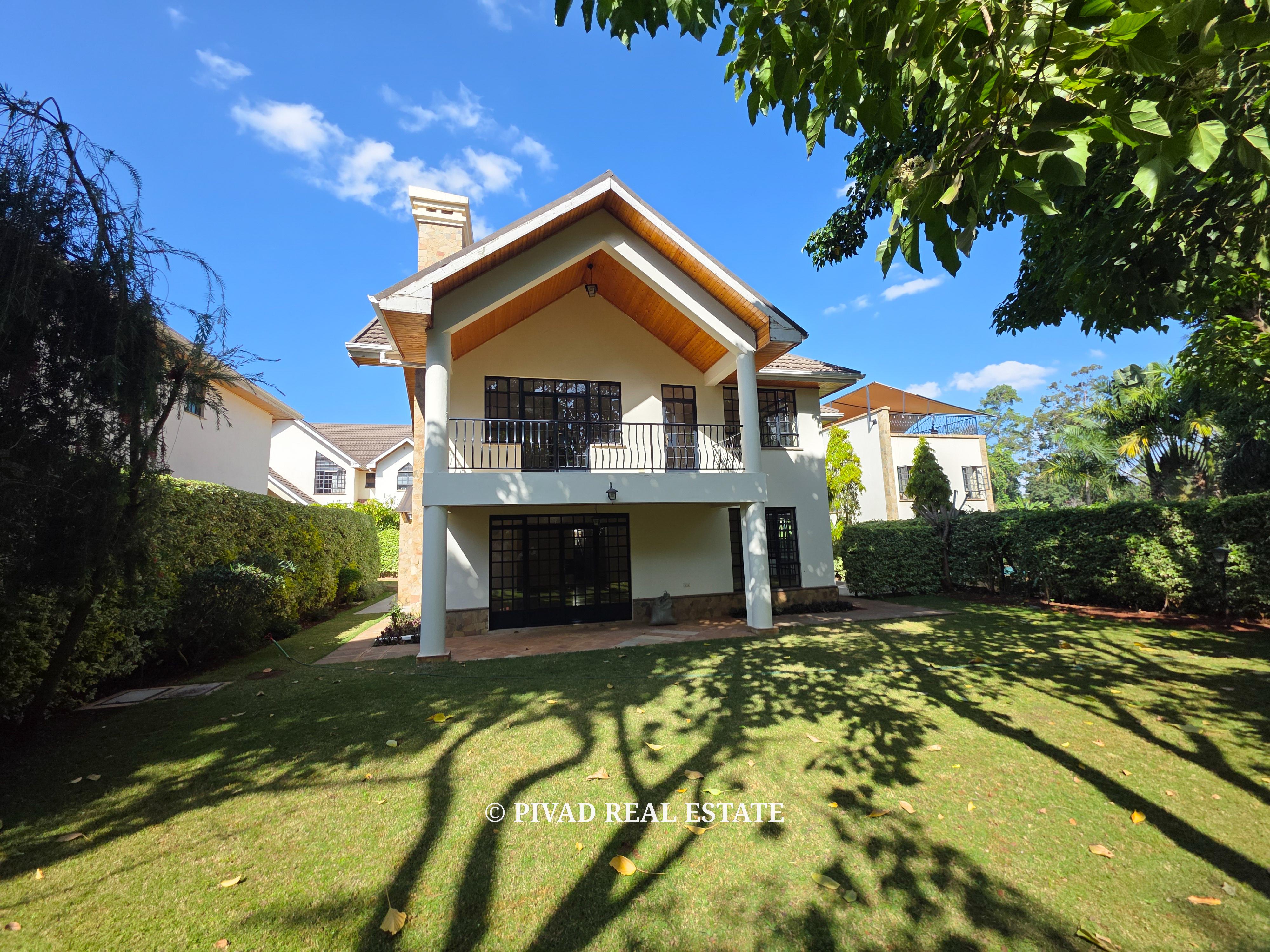 4 Bedroom House Available for Rent - Off Kiambu Road
