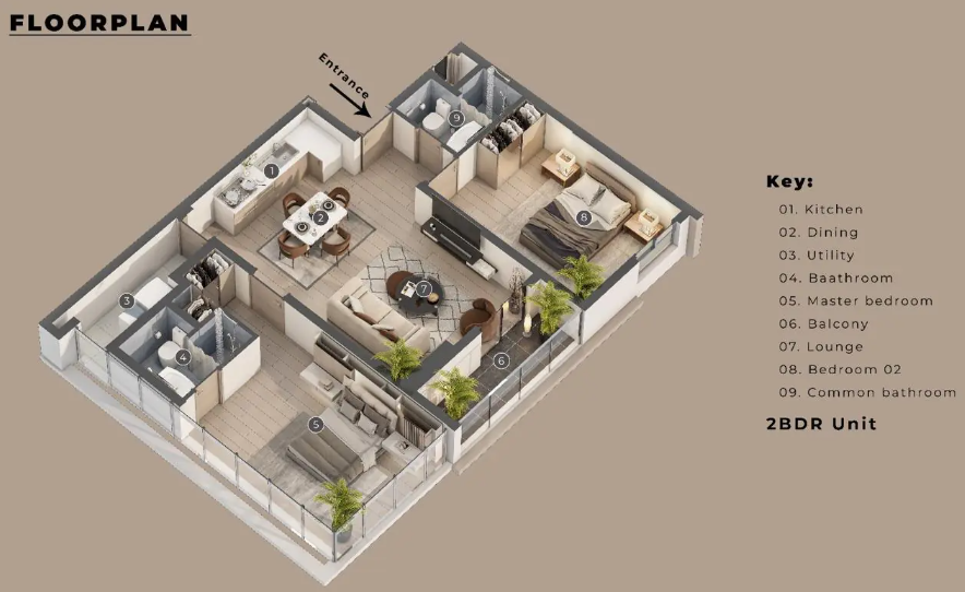 Baystar Residency | Modern Studio, 1 & 2 Bedroom Apartments for Sale in Kilimani (Near Yaya Centre)