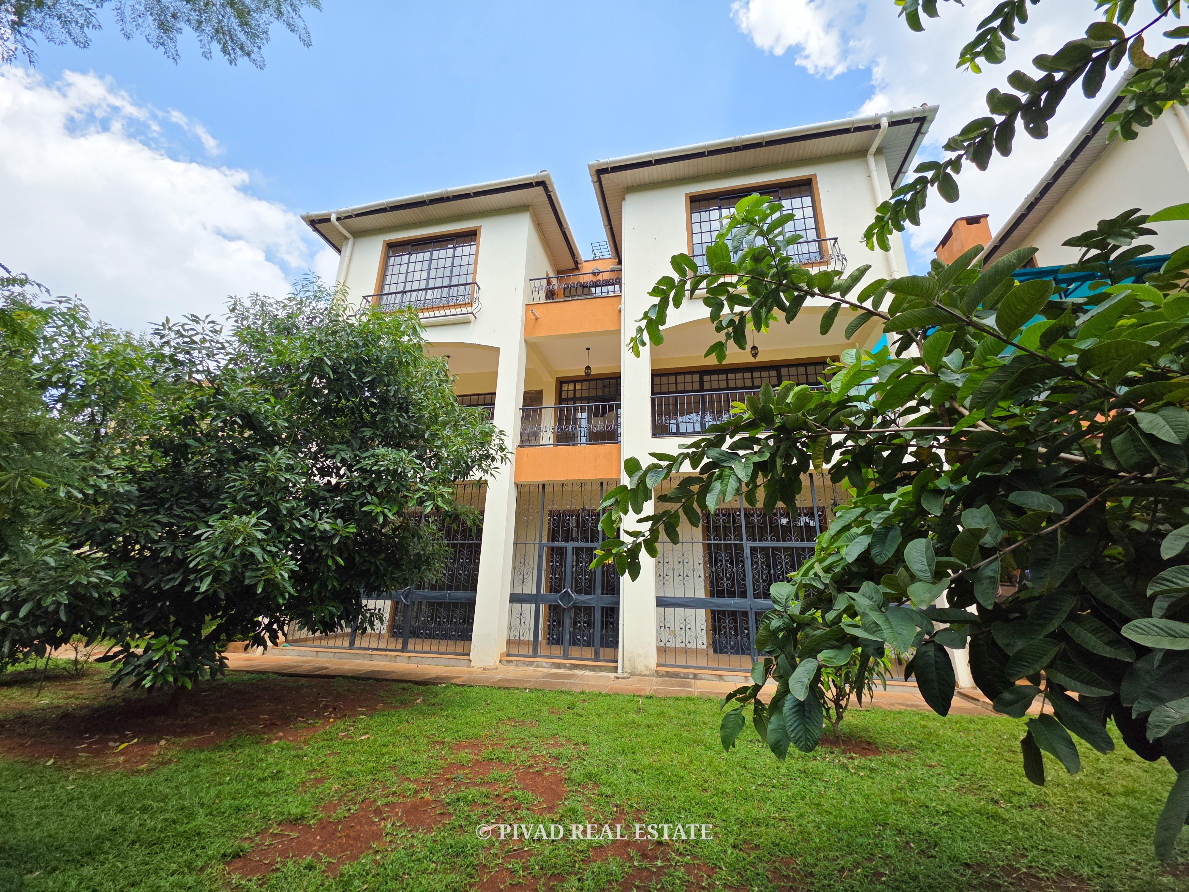 Luxurious 5 Bedroom townhouse available for sale in Lower Kabete