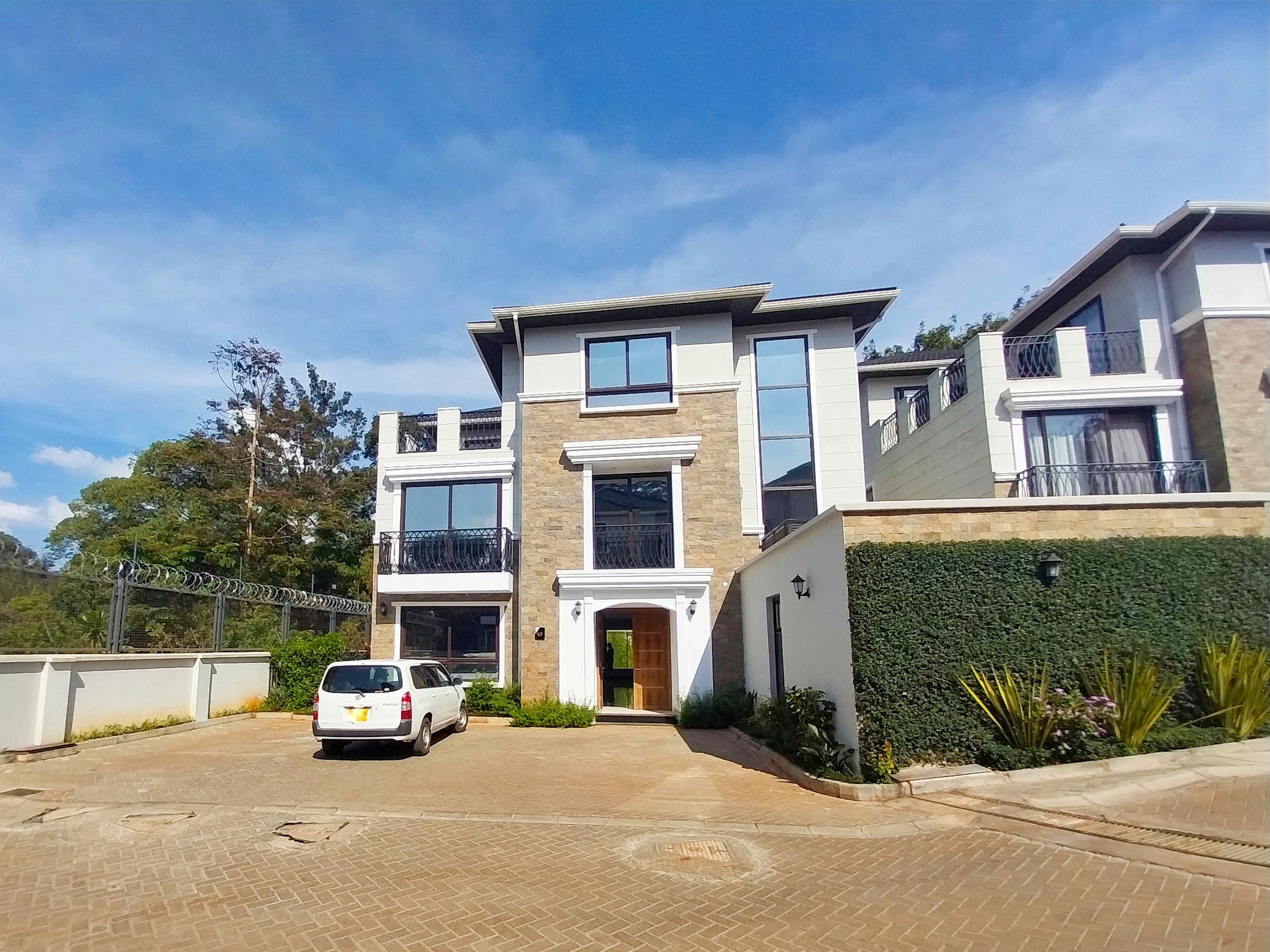 4 bedroom townhouse Available for Sale along Peponi Road, Westland