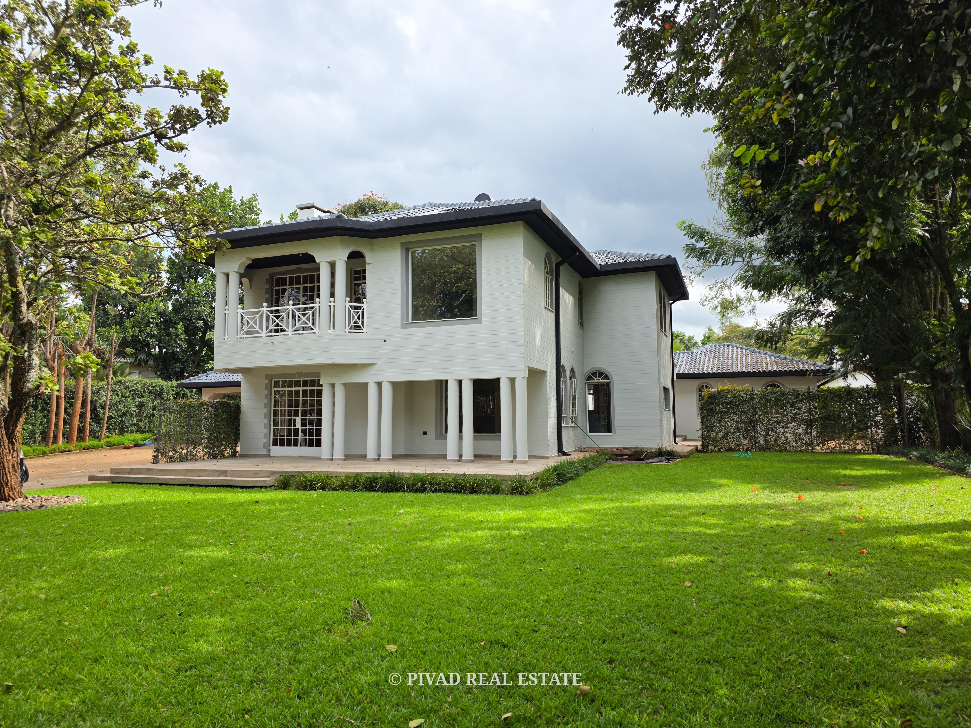 A modern 5 bedroom house available for rent in Runda