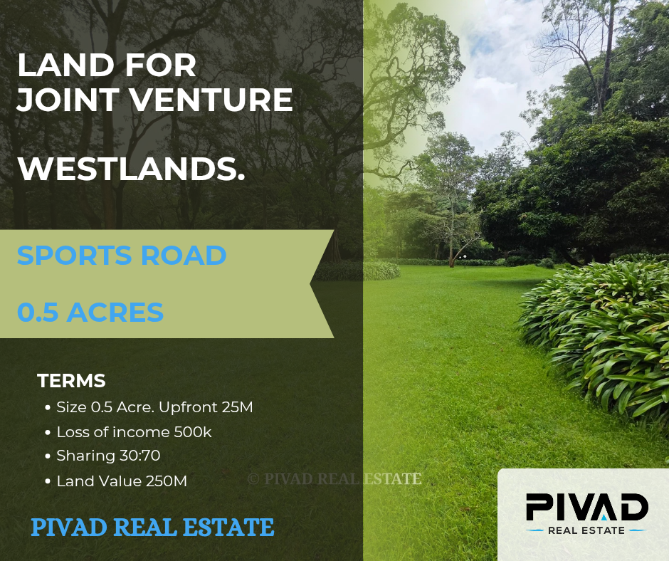 Half Acre Available For Joint Venture along sports road