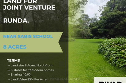 8 Acres Land for Joint Venture in Runda, Near Sabis School