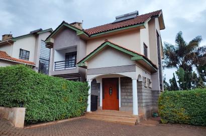 4 Bedroom townhouse available for Sale off Kiambu Road